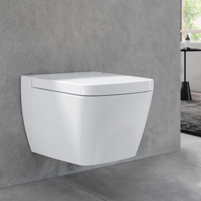 Чаша унитаза Унитазы TECEone Унитаз подвесной 54х35.8х35 см, комплект ...